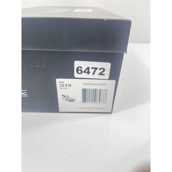 Aston Marc Shoes Mens Size 8 White Charter-02 Synthetic Driving